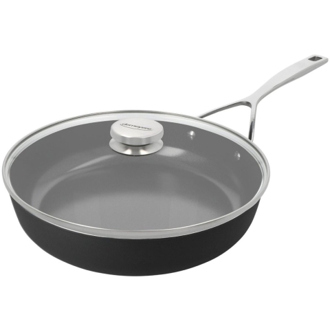Demeyere Hapjespan 'Alu Pro 5 Ceraforce' Ø28cm + Gratis Glasdeksel