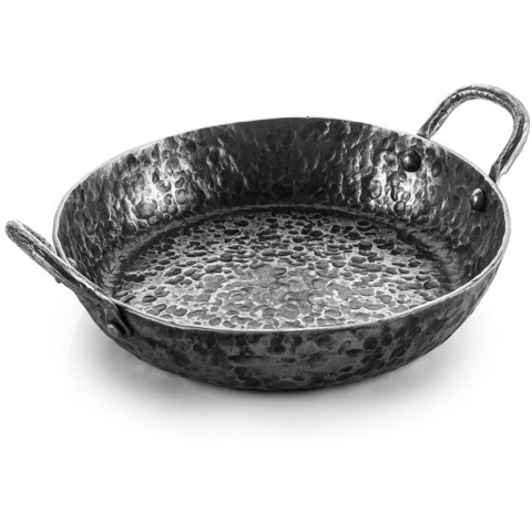 Forged Koekenpan Carbon steel met 2 Handvatten Ø20cm