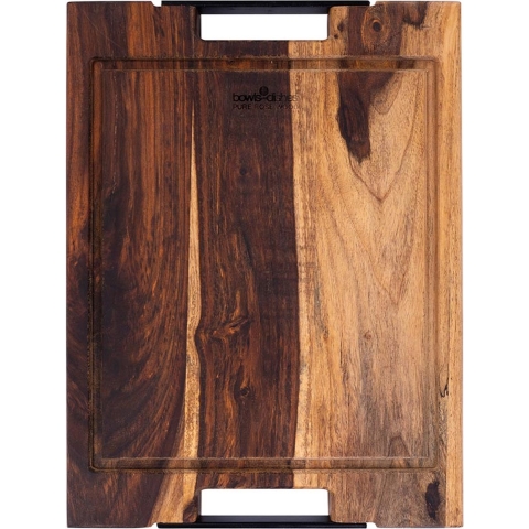 Bowls and Dishes Pure Rose Wood Steakplank sapgoot en handvatten 40 x 30 cm