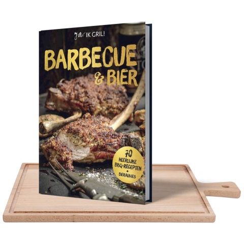 Bowls and Dishes Set - Puur Hout Steakplank PH1742 + Barbecue & Bier