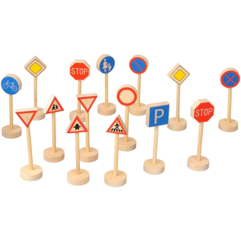 Set van verkeersborden goki (x15)