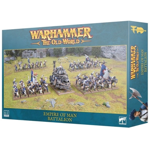 Beeldje Games Workshop Warhammer ToW - Empire de L'Homme : Bataillon (x61)