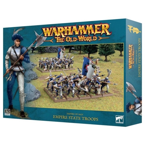 Beeldje Games Workshop Warhammer ToW - Empire de L'Homme : Troupes Régulières de l'Empire (x30)