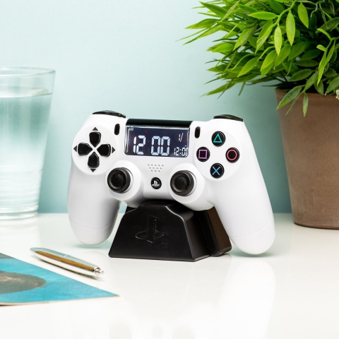 Videogames Paladone Playstation Alarm Clock Manette Blanche PS4