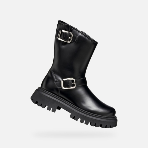 Meisjes motorlaarzen met gesp Geox Maquinnens