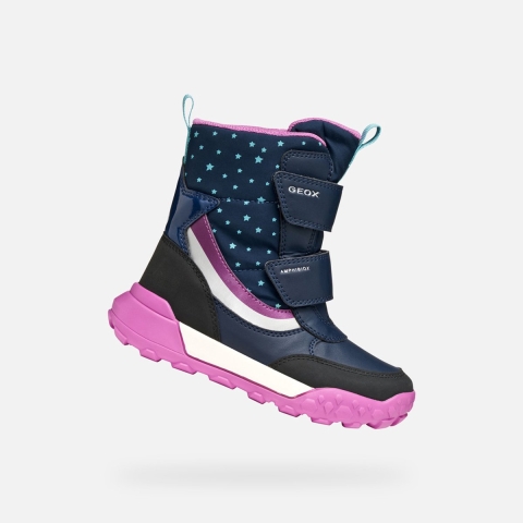 Winter boots met meisjesafdruk Geox Trekkyup ABX