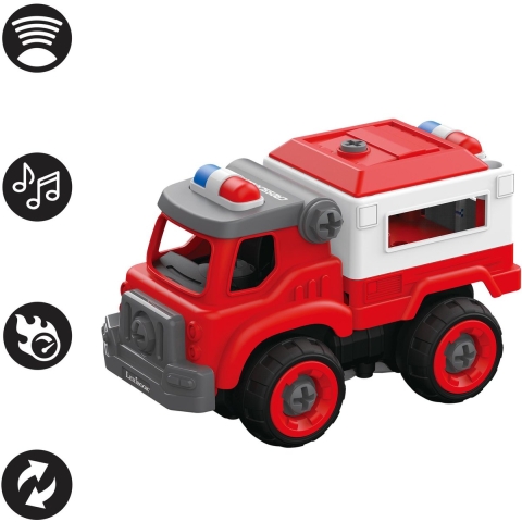 3-in-1 brandweerwagenset Lexibook Crosslander Fireman