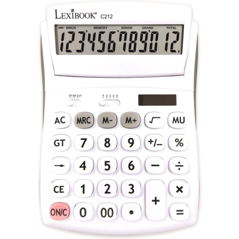 Bureaucalculator met 12 cijfers Lexibook