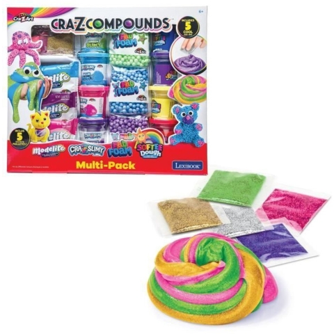 Set van verschillende elastische modelleer texturen Lexibook