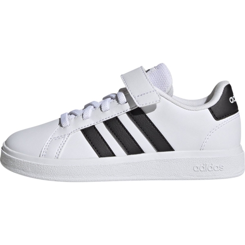 Klittenbandschoenen met elastische veters voor kinderen adidas Grand Court