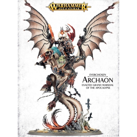 85-delig beeldje Games Workshop Warhammer AoS - Archaon Everchosen Exalted Grand Marshal