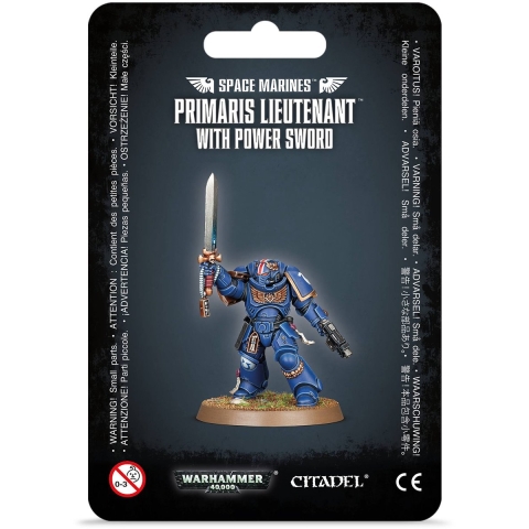 9-delig beeldje Games Workshop Warhammer 40k - Space Marine Primaris Lieutenant With Power Sword