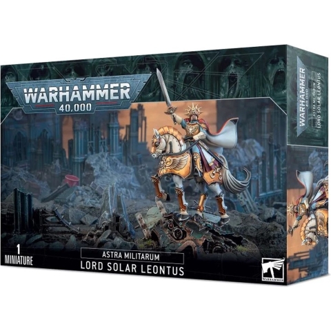 Beeldje Games Workshop Warhammer 40k - Astra Militarum Seigneur Solaire Leontus