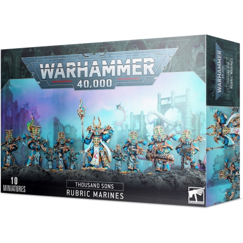 Beeldje Games Workshop Warhammer 40k - Thousand Sons Marines Rubric