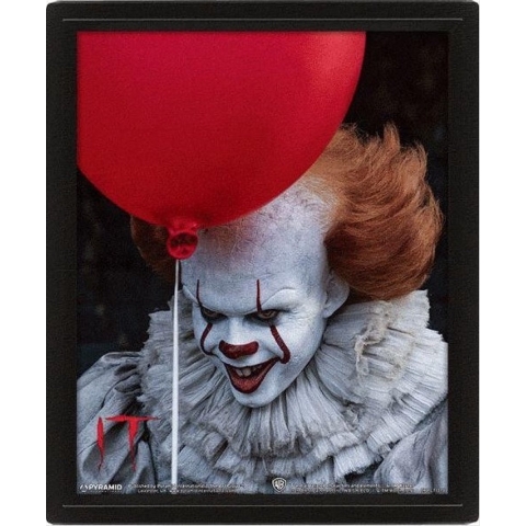 3d lenticulair frame Pyramid It Pennywise Evil Flip