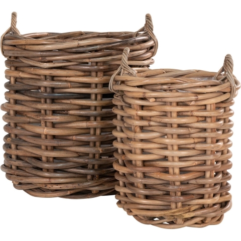 Kubu rieten opbergmand House Nordic Burton (x2)