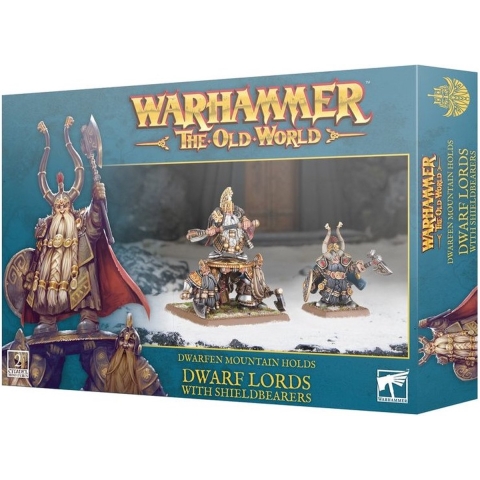 Figurine Games Workshop Warhammer ToW - Dwarfen Mountain Holds Dwarf Lord With ShildBearers
