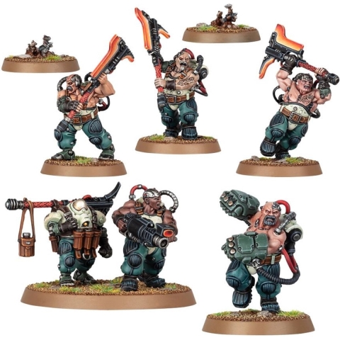 Figurine Ligues de Votann Games Workshop Warhammer 40k Berserks Cthoniens