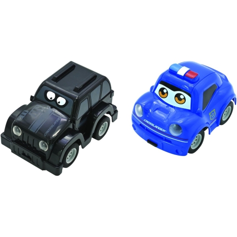 Set van politie- en dievenautospelletjes Lexibook Crosslander Twin