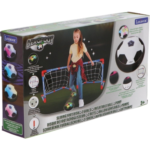 Buitenspeelgoed luchtkussen voetbal met 2 doelpalen, 1 bal en een oplaadbare pomp Lexibook AeroFoot