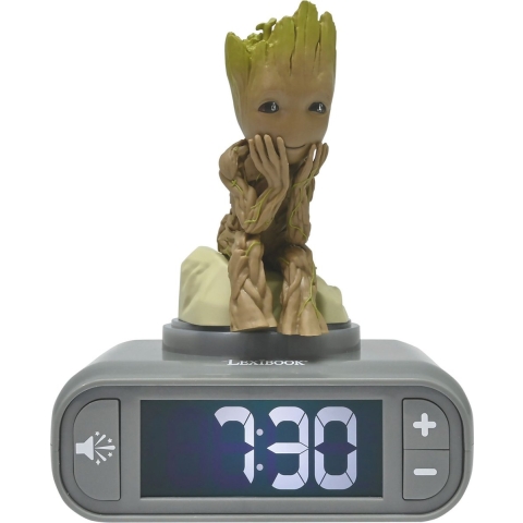 Wekker - Nachtlampje met geluidseffecten voor kinderen Lexibook Groot
