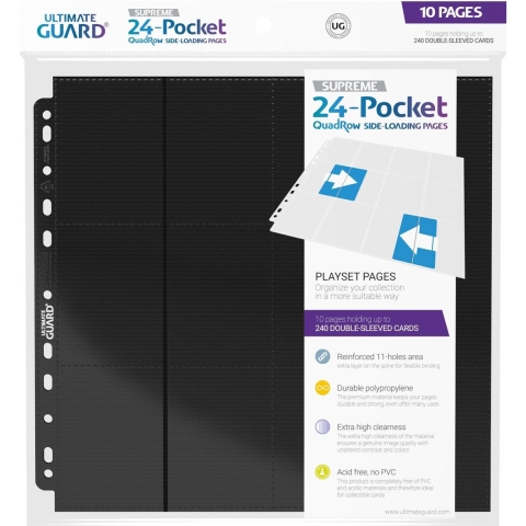 Kaartjeshouder Ultimate Guard QuadRow Pages Side-Loading (x24)