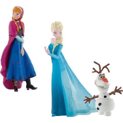 Decoratief beeldje Bullyland Disney Frozen (x3)