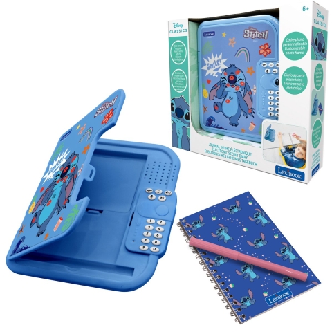 Geheime elektronische agenda Lexibook Disney Stitch