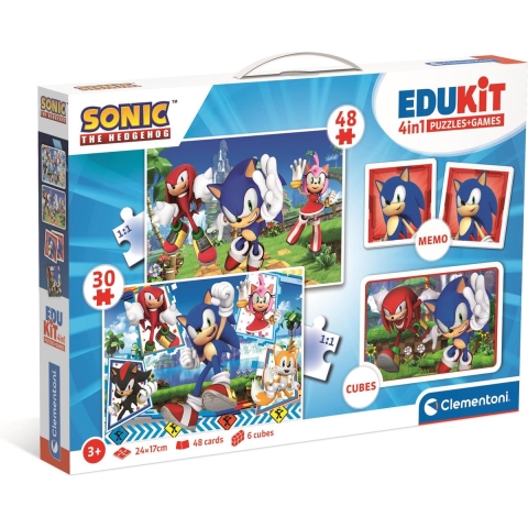 Puzzel + kind spelen Clementoni Sonic the Hedgehog