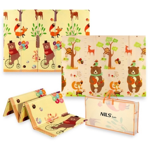 Opvouwbare kindertapijt NILS Extreme MD05 Forest NILS Fun