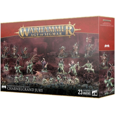 Bordspellen Games Workshop Warhammer AoS - Battleforce Noel 2024 Flesh Eater Courts Grand Jury du Charnier