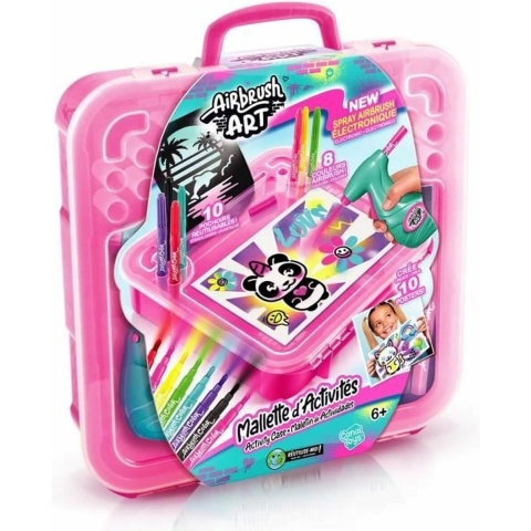 Airbrush Creatieve Speelset - Kunstactiviteitskoffer - Airbrush Plush - OneSize - Creatieve Speelset