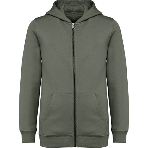 Kinderen eco-vriendelijke ritssweater met capuchon Native Spirit