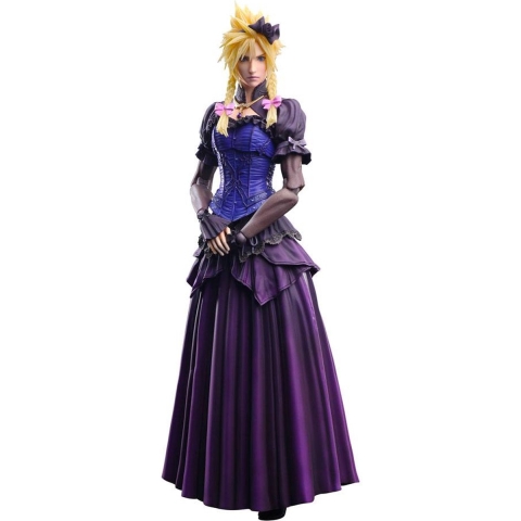 Beeldje Square Enix Final Fantasy VII Remake Play Arts Kai Cloud Strife Dress Ver.