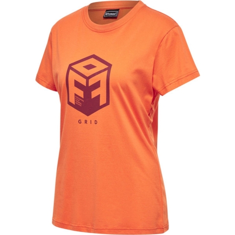 Dames-T-shirt van katoen Hummel OFF - Grid