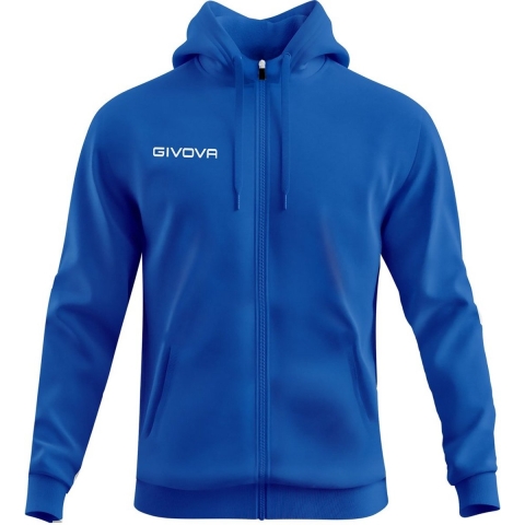 Fleece sweatshirt met capuchon en ritssluiting Givova 500