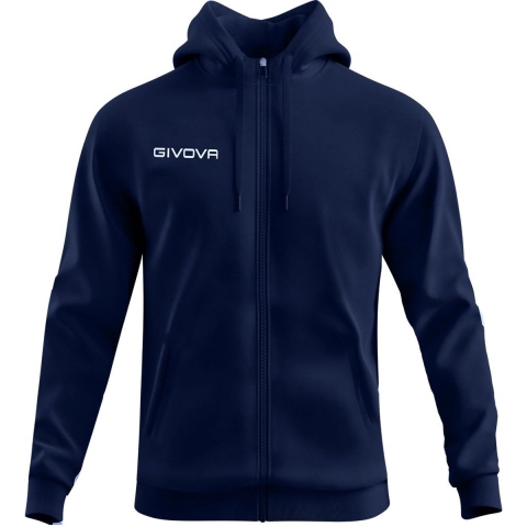 Fleece sweatshirt met capuchon en ritssluiting Givova 500