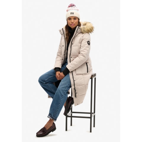 Gebreide muts met patroon voor vrouwen Superdry