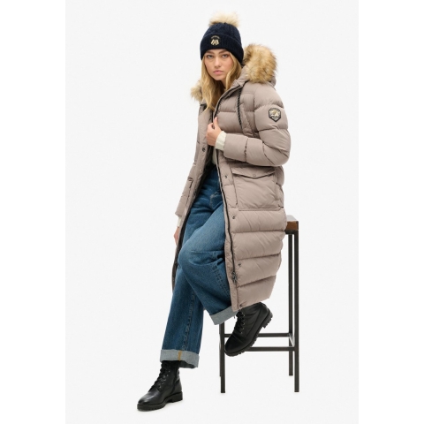 Dames gebreide kabelhoed Superdry Luxe