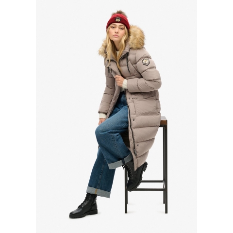 Dames gebreide kabelhoed Superdry Luxe