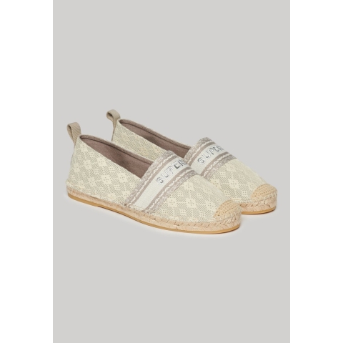 Canvas espadrilles met inzetstuk voor dames Superdry