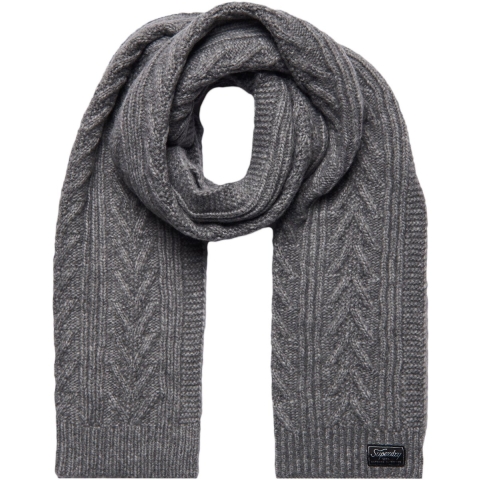 gebreide kabelsjaal voor dames Superdry Lux