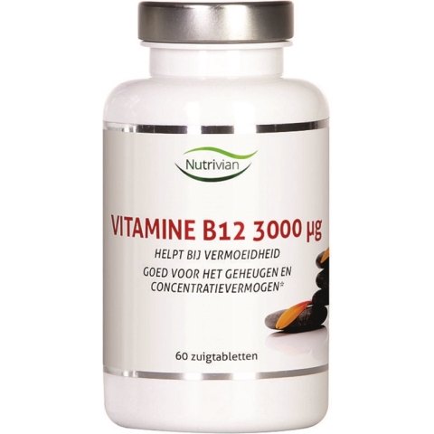 Nutrivian Vit B12 3000mcg Tabletten