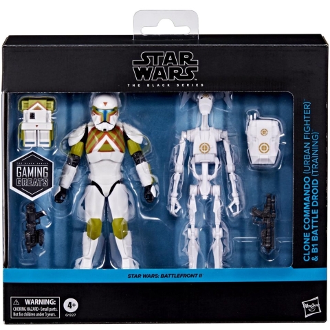 Hasbro Star Wars Clone Commando & B1 Battle Droid