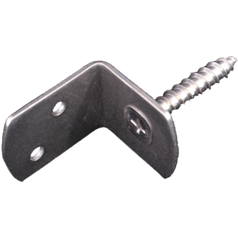 Waelbers L-Beslag RVS p.4 in zakje + schroeven - 10 Stuk(s) - 405616.85