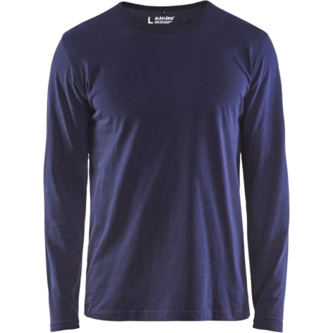 Blåkläder T-Shirt lange mouw 35001042 | Marineblauw | Maat XS - 7330509596692