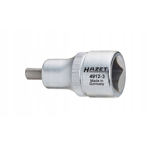 HAZET Spreider 4912-3 · 1/2 inch (12,5 mm) vierkant hol · Tapprofiel massief · SW voor tapprofiel 6 x 8 mm