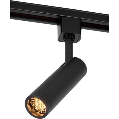 Lucide Track Grado Railspot - 1-fase Railsysteem - Ø 3,9 x 13,5 cm - zwart