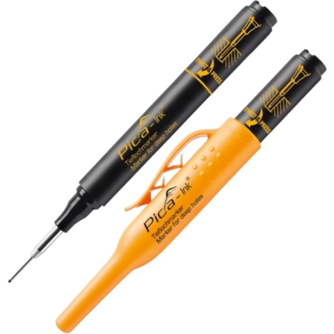PICA 150/46 markeerstift diepe gaten Basic ZWART