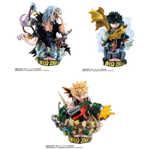 Verzamelaarsbeeldje Megahouse My Hero Academia Petitrama EX Series Type-Decision (x3)